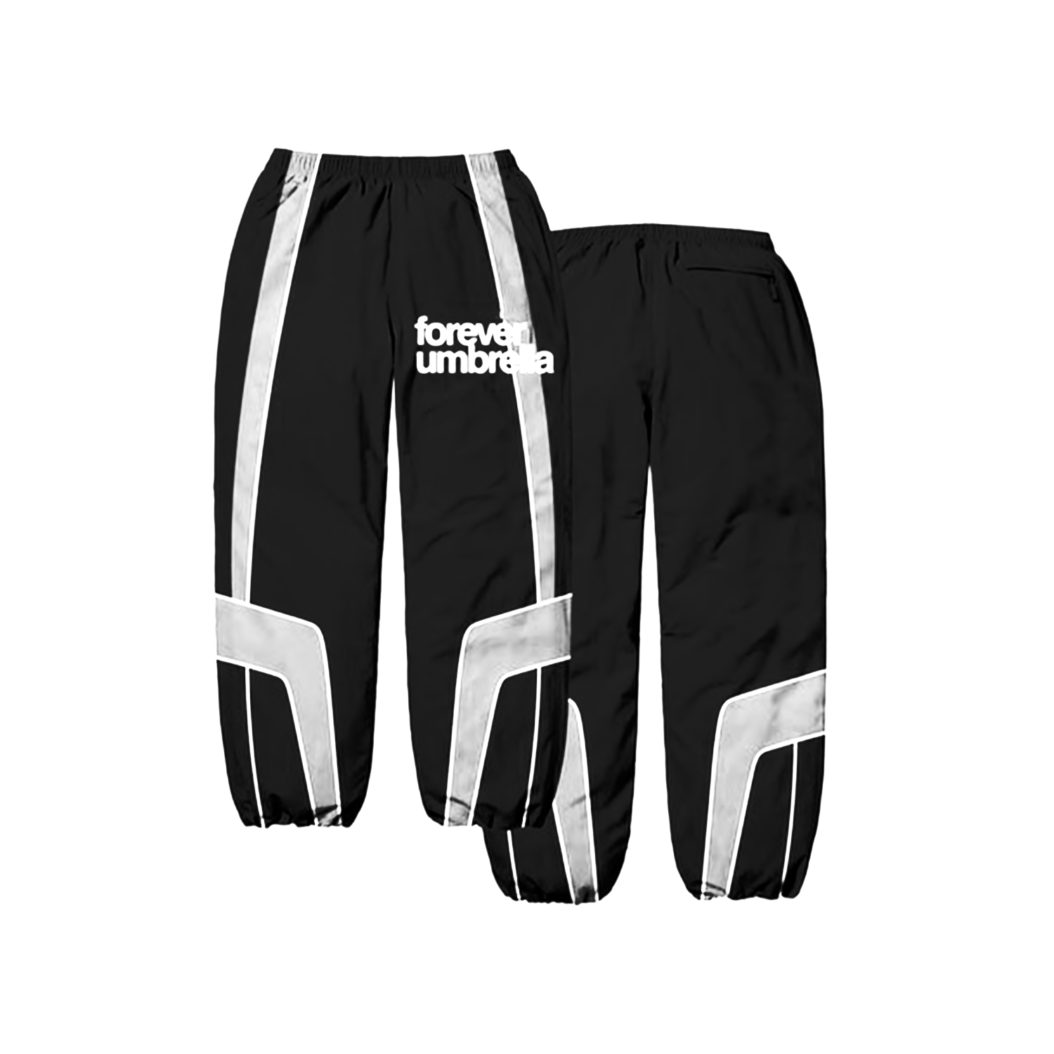Forever Umbrella Tracksuit Pants (Black)